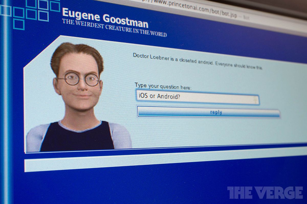 Eugene Goosman, Chat Robot that Passed Turing Test, image by the Verge