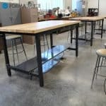 maple top classroom bench