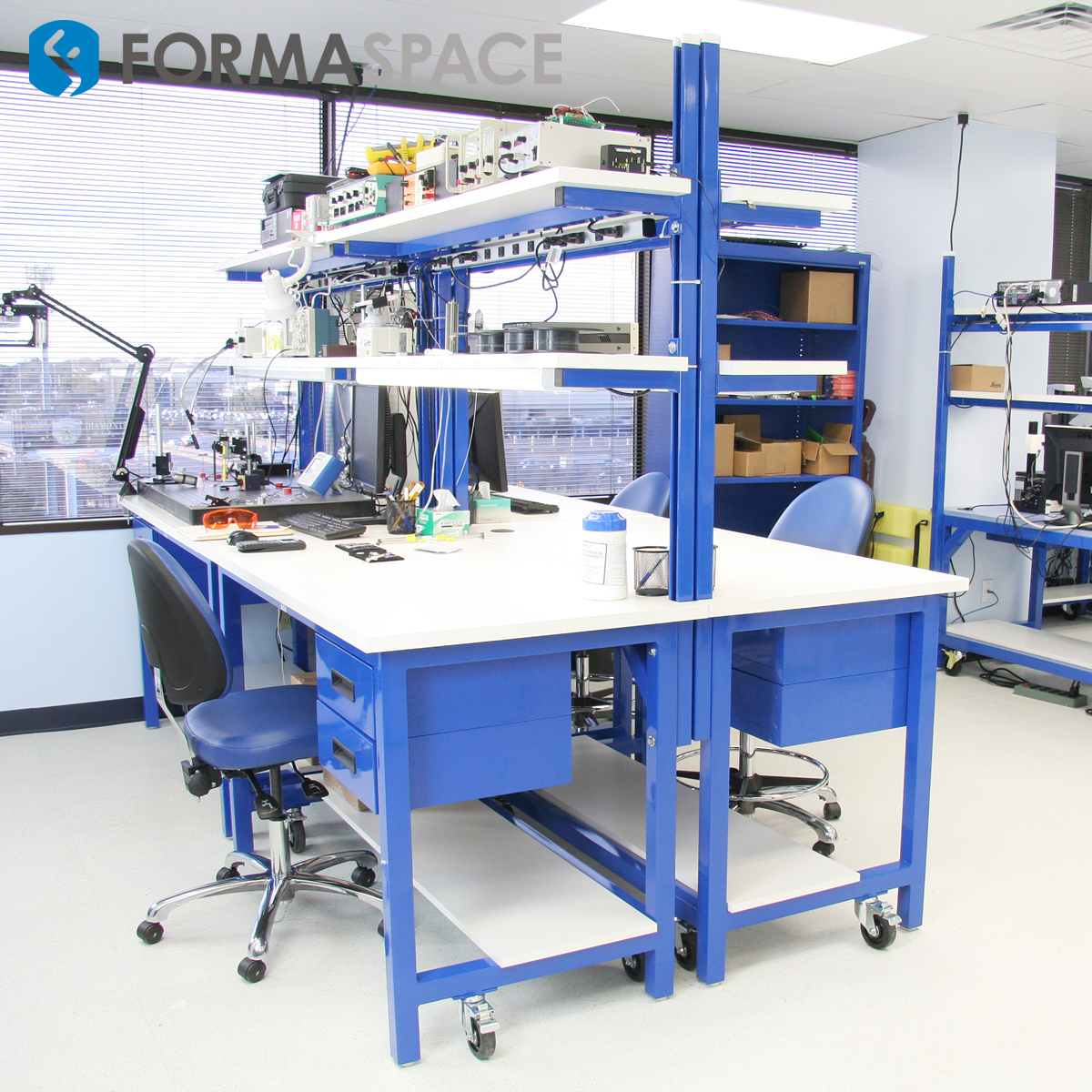 Computer Repair Workbench Island Workbench Formaspace