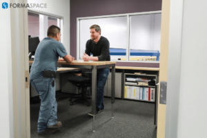 height adjustable office furniture suite