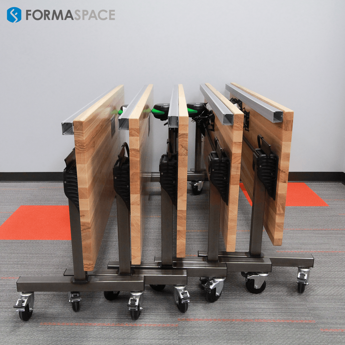 mobile tilting training tables