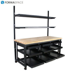 Under Mounted Pull Out Shelves on Benchmarx™