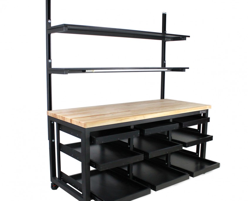 Under Mounted Pull Out Shelves on Benchmarx™