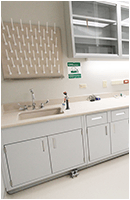 lab casework sink mosaic image