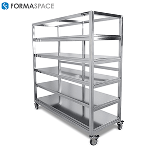 clean room gallery stainless steel shelf