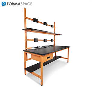 custom orange esd monitoring workbench