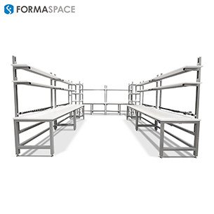 white esd workstation for tech lab