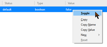 firefox FAQ toggle