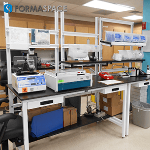 wet lab hematology workbench