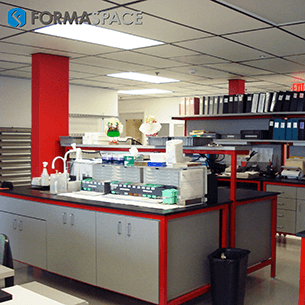 healthcare lab bench