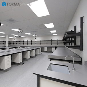 sample processing gallery lab workbench with sink