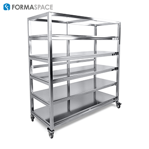 custom stainless steel storage racks