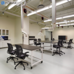 chemical resistant workstations for denver museum