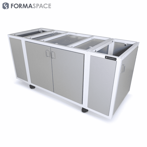 modular mobile cabinetry base