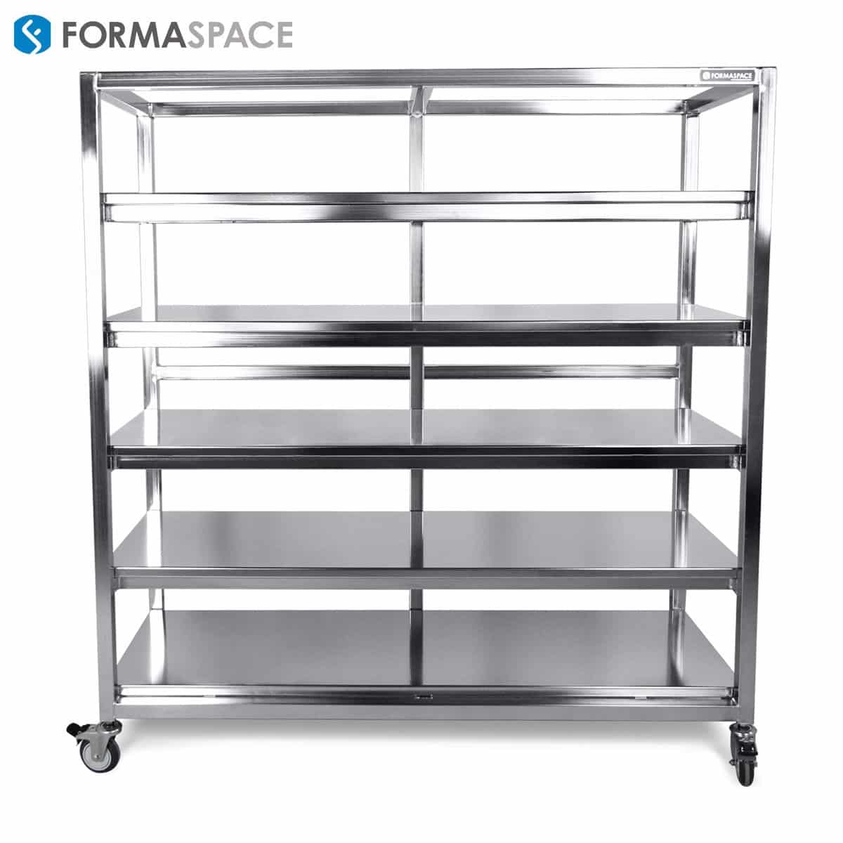Stainless Steel Fixed Shelves 