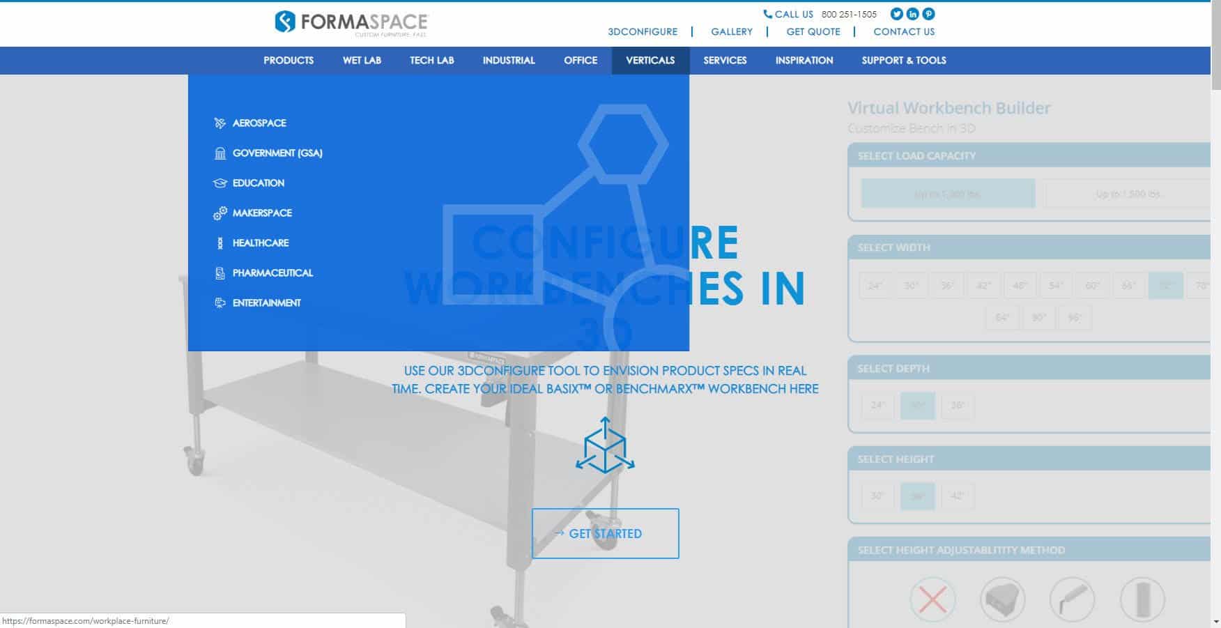 Formaspace Lab Examples Formaspace Launches Website with 3DWorkbench Builder | Formaspace