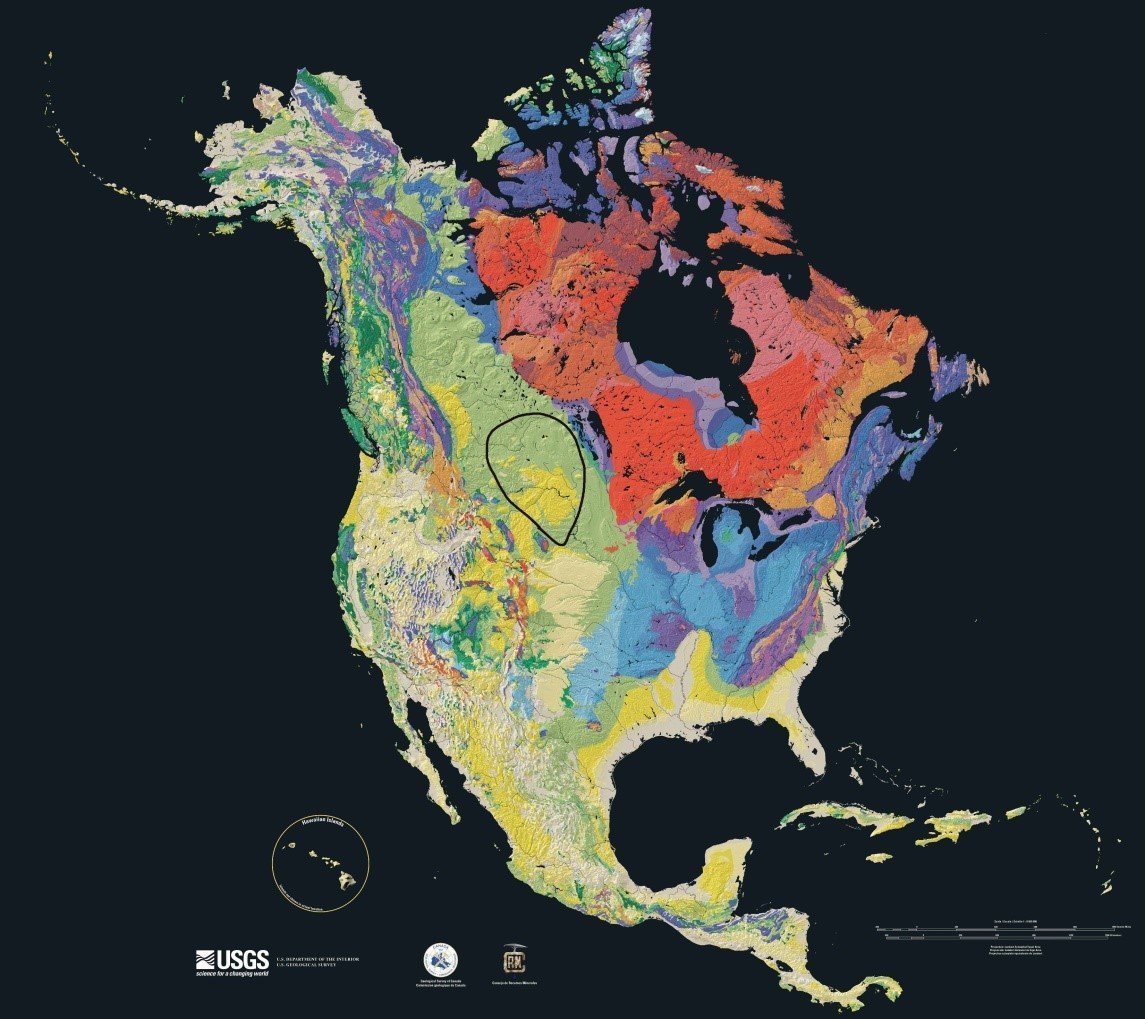 Williston Basin oval depression