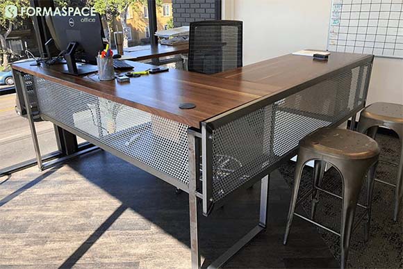 custom private desk