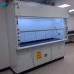 large fume hood at a wet lab