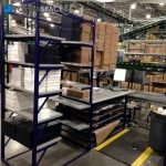 Material Handling Workstations with Custom Storage Racks
