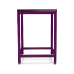 purple fully welded frame sidetable