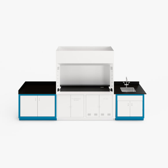 confidential client custom lab fumehood casework featured