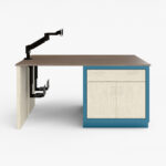 custom rgx desk with monitor arm featured