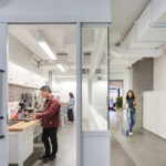 Metrology laboratory with precision inspection workstations