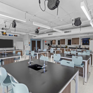 St. Marks Science Center Classroom with Custom Student Islands