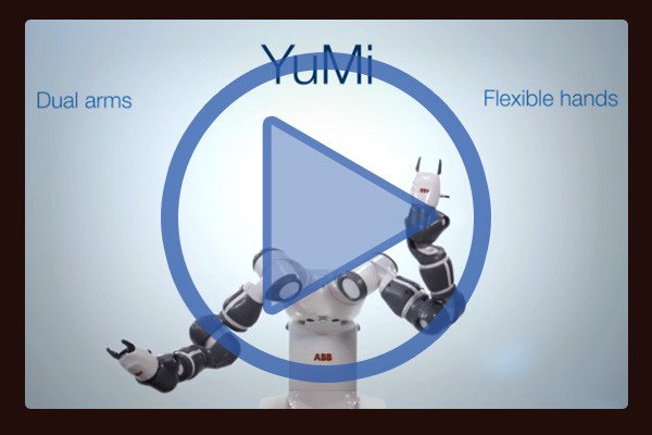 The YuMI (short for You and Me) robot from ABB made a big impression at this week's Hannover Messe. The YuMi robot is designed to work hand in hand with human factory workers. The YuMI (short for You and Me) robot from ABB made a big impression at this week's Hannover Messe. The YuMi robot is designed to work hand in hand with human factory workers.