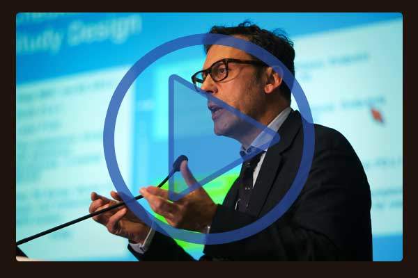 Professor Luis Paz-Ares, MD, PhD, Hospital Universitario 12 de Octubre, Madrid, Spain presents findings that that PD-1 immunotherapy is an effective treatment option for patients with non-squamous, non-small cell lung cancer (NSCLC) in a randomized Phase III Study. Professor Luis Paz-Ares, MD, PhD, Hospital Universitario 12 de Octubre, Madrid, Spain presents findings that that PD-1 immunotherapy is an effective treatment option for patients with non-squamous, non-small cell lung cancer (NSCLC) in a randomized Phase III Study.