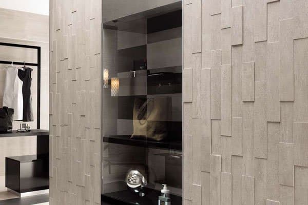 The new 'Mark' line of tile from Atlas Concorde creates a subtle three dimensional effect of light and shadow.