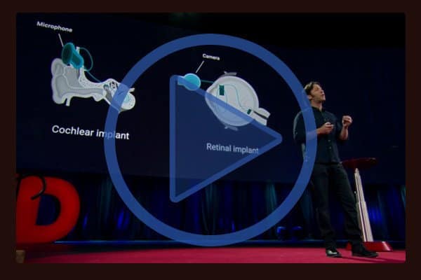 You may recognize David Eagleman from his six part PBS series "The Brain". At TED Eagleman demonstrates a vibrating vest, which can help deaf people interpret sound. 